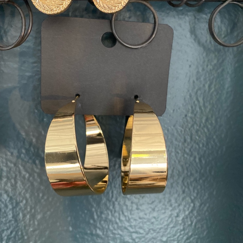 Gold Hoop Earrings